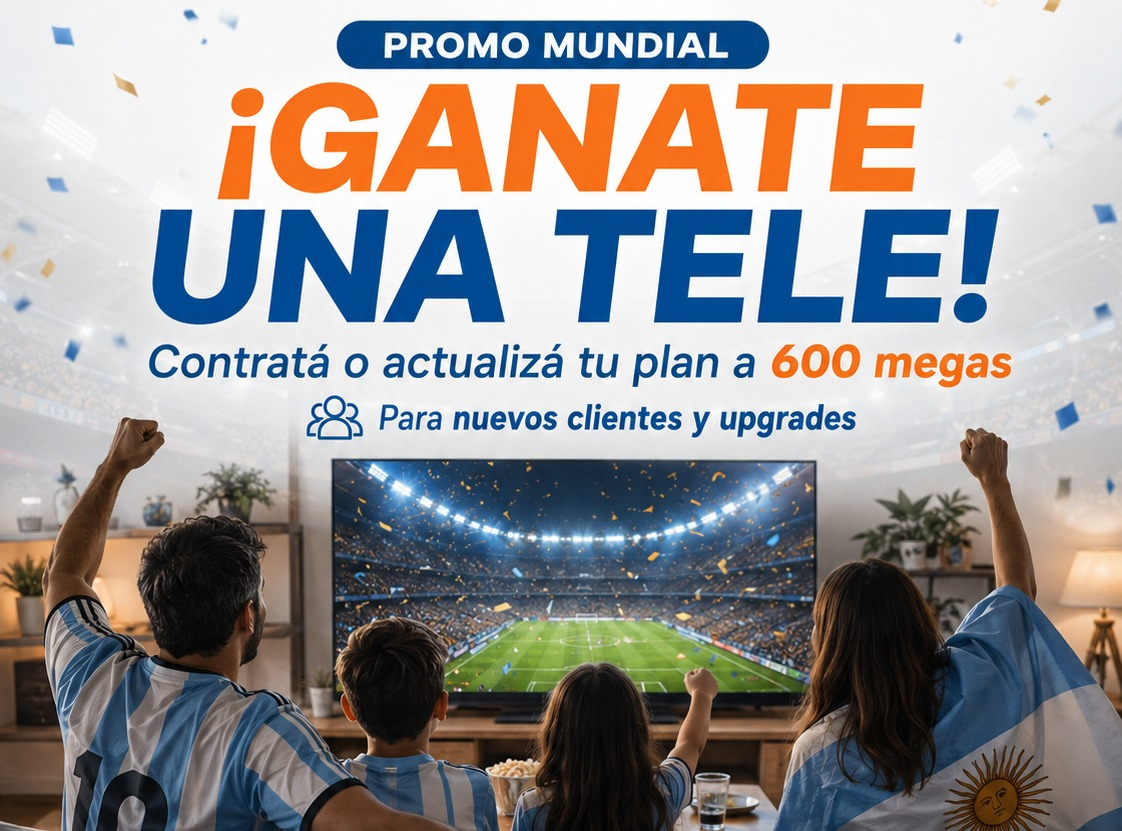 Promo Mundial 2026: ganate una TV contratando tu plan Connectto